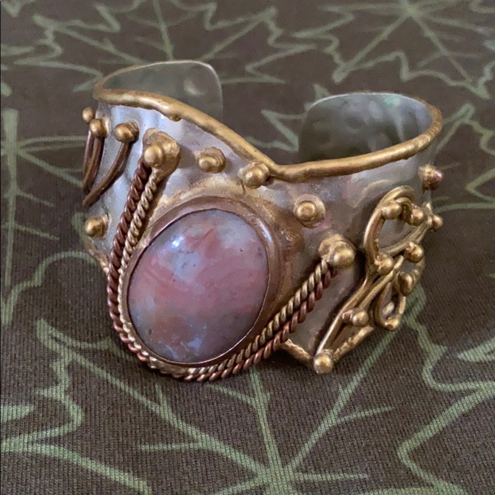 Gorgeous hand crafted cuff bracelet